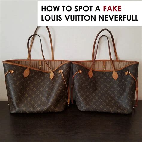 difference real and fake louis vuitton|louis vuitton neverfull knockoff.